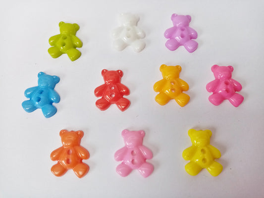 Teddy Bear Sewing Buttons 18mm (3/4") Baby Sewing Buttons for Clothing and Crafts